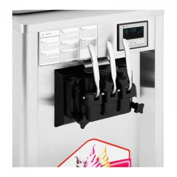 Maszyna do lodów włoskich - 1550 W - 23 l/h - 3 smaki